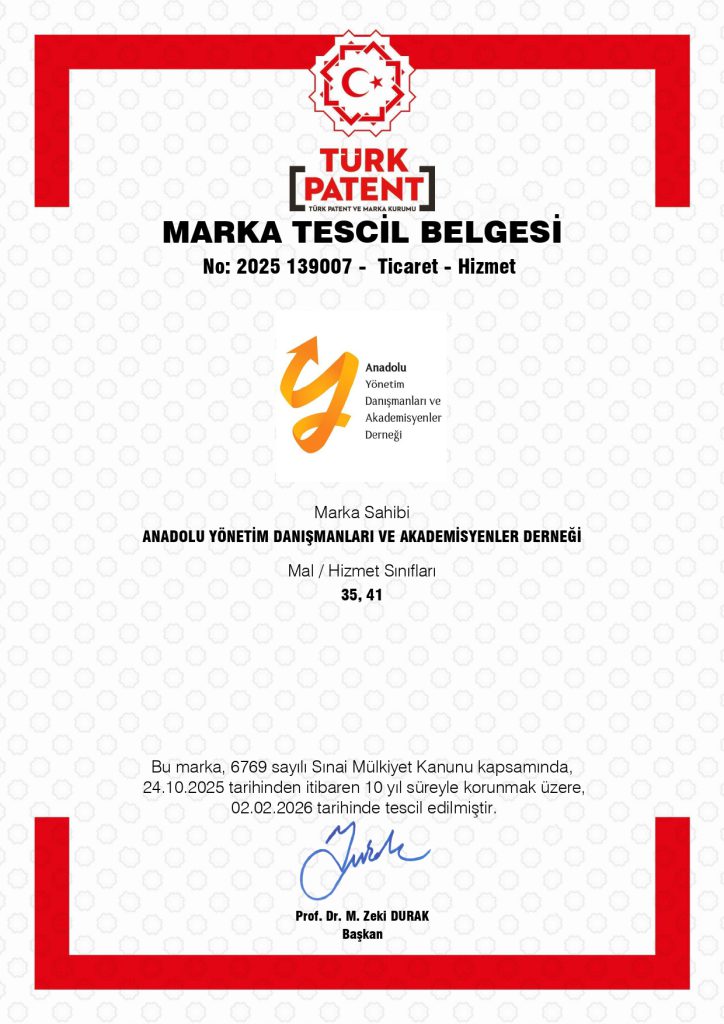 AYDD MARKASI TESCİLLENDİ