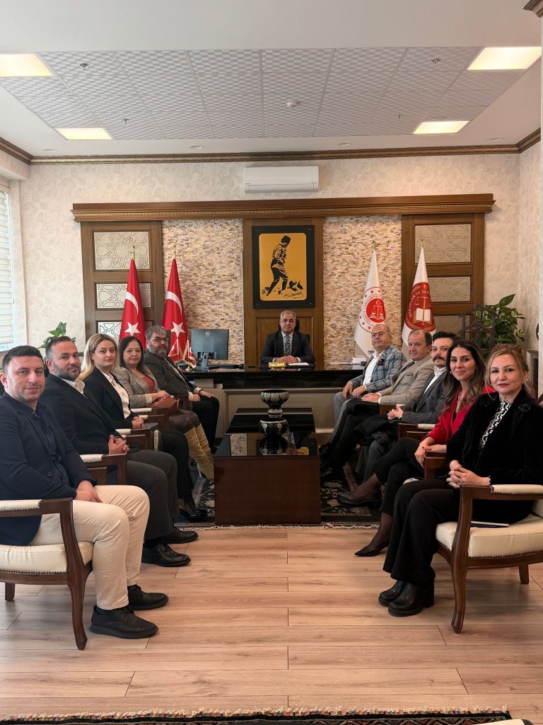 ANADOLU YDD Mersin Cumhuriyet Başsavcısı Sayın Ahmet ÇELİKKOL’u Ziyaret Etti